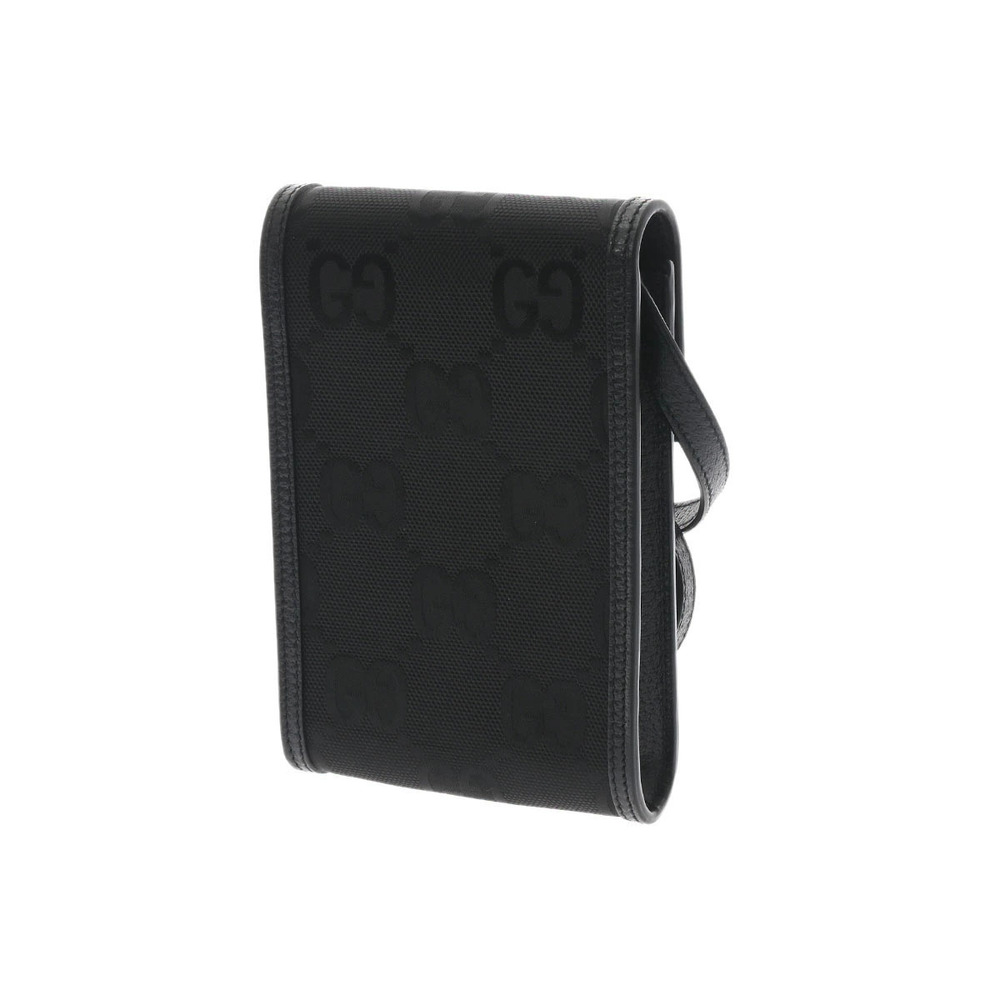 Gucci GG Off Black Grid the Shoulder Bag Leather Black